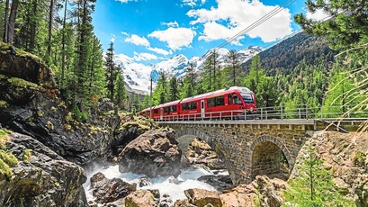 Schienen-Kreuzfahrt durch Graubünden